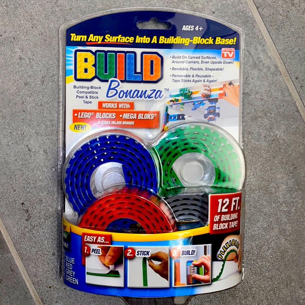 Build Bonanza Peel & Stick Building Block Tape